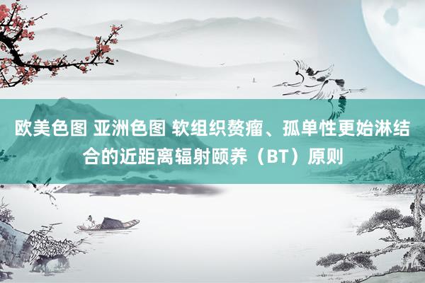 欧美色图 亚洲色图 软组织赘瘤、孤单性更始淋结合的近距离辐射颐养（BT）原则