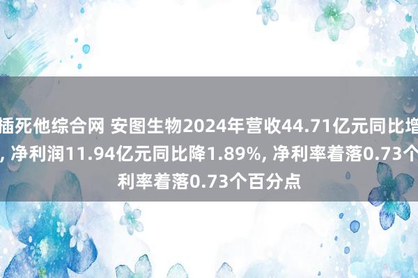 插死他综合网 安图生物2024年营收44.71亿元同比增0.62%, 净利润11.94亿元同比降1.89%, 净利率着落0.73个百分点